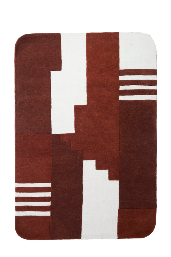 Light & Living Accessories Rug 230x160 cm SYLINA cream+dark orange+brown House of Isabella UK