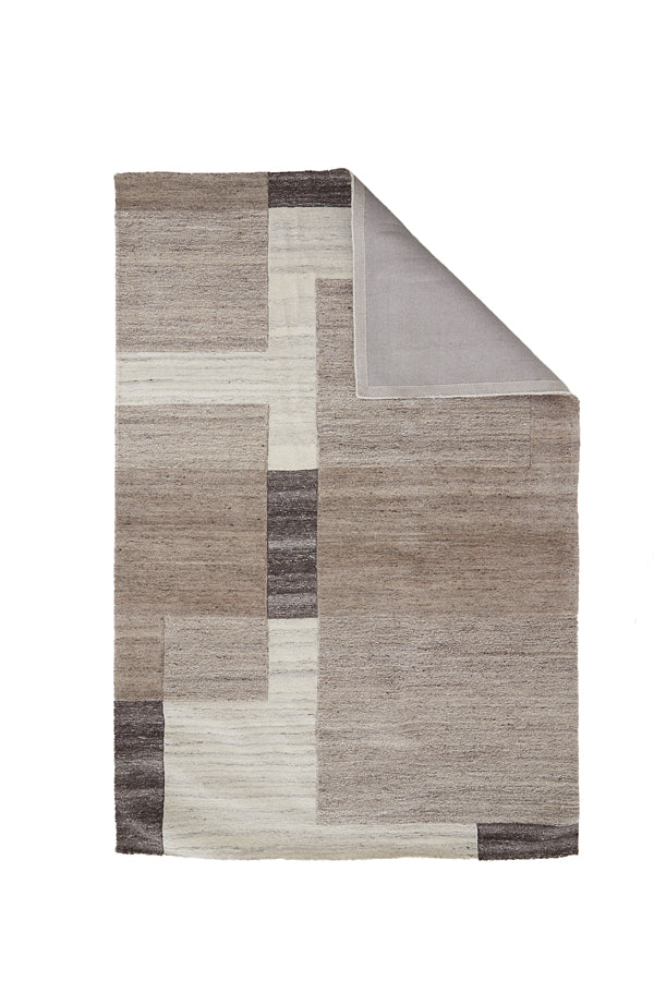 Light & Living Accessories Rug 300x200 cm ALMAO wool beige+dark brown House of Isabella UK