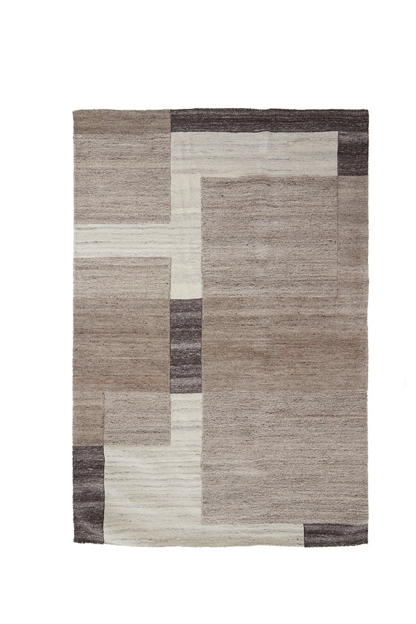 Light & Living Accessories Rug 300x200 cm ALMAO wool beige+dark brown House of Isabella UK