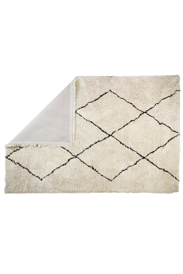 Light & Living Accessories Rug 300x200 cm XAMURI natural-black House of Isabella UK