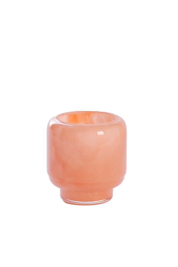 Light & Living Accessories Tealight 10x10,5 cm SOLVAY glass orange House of Isabella UK