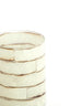 Light & Living Accessories Tealight 10x13 cm DRONERI glass clear+cream House of Isabella UK