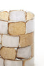 Light & Living Accessories Tealight 10x13 cm DRONERO glass clear+white+brown House of Isabella UK