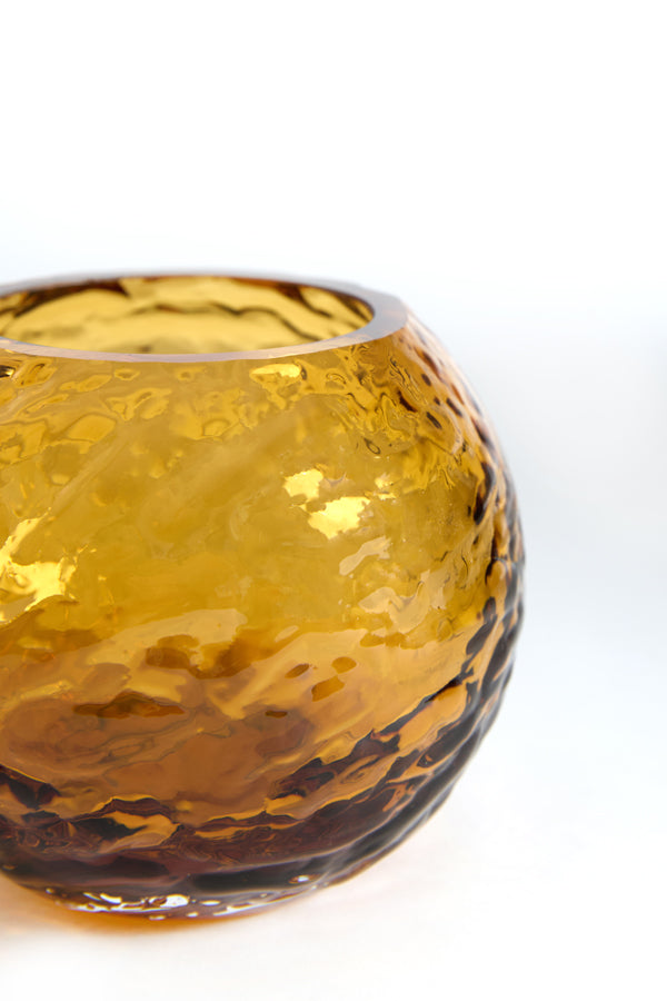 Light & Living Accessories Tealight 10x8 cm ECLAT glass amber House of Isabella UK