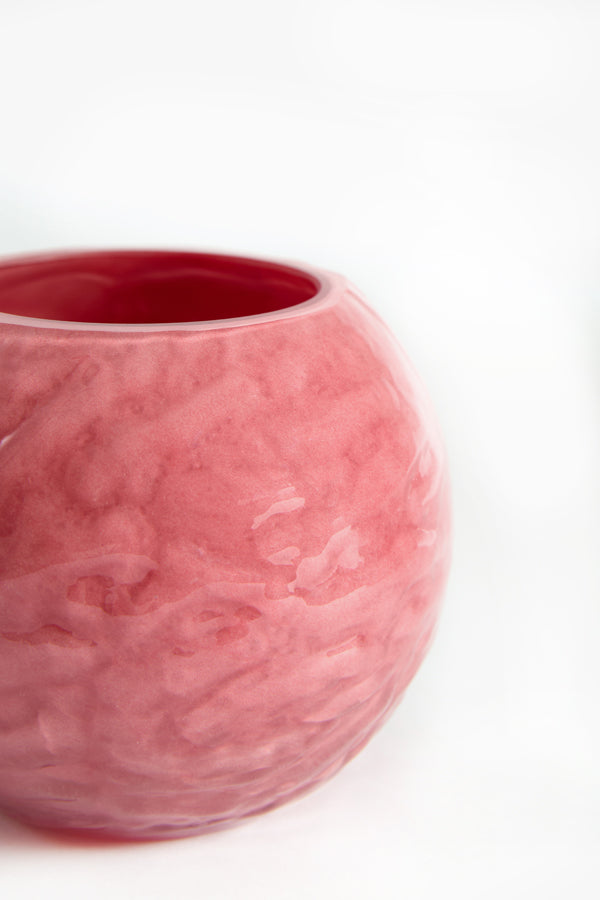Light & Living Accessories Tealight 10x8 cm ECLAT glass dark pink House of Isabella UK