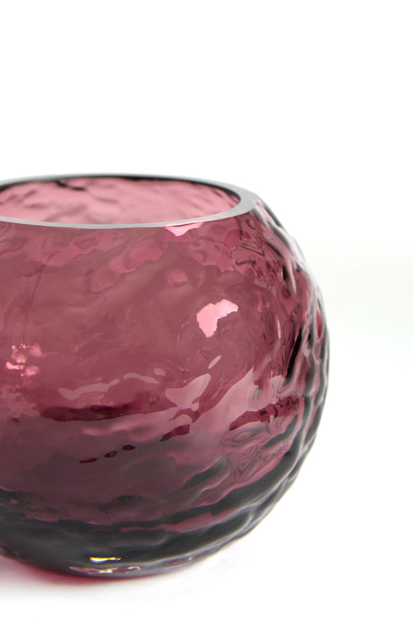 Light & Living Accessories Tealight 10x8 cm ECLAT glass purple House of Isabella UK