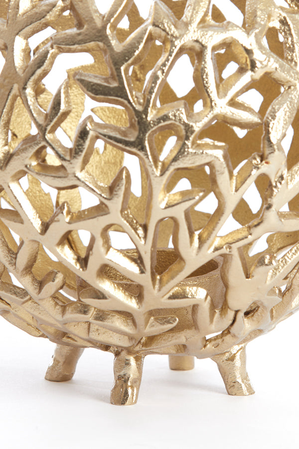 Light & Living Accessories Tealight 10x9 cm FAMARI antique gold House of Isabella UK