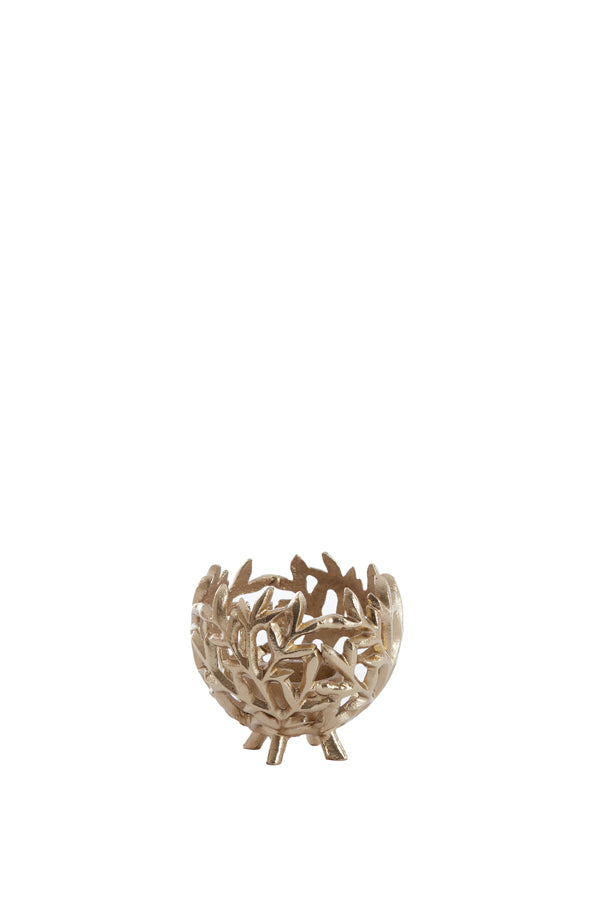Light & Living Accessories Tealight 10x9 cm FAMARI antique gold House of Isabella UK