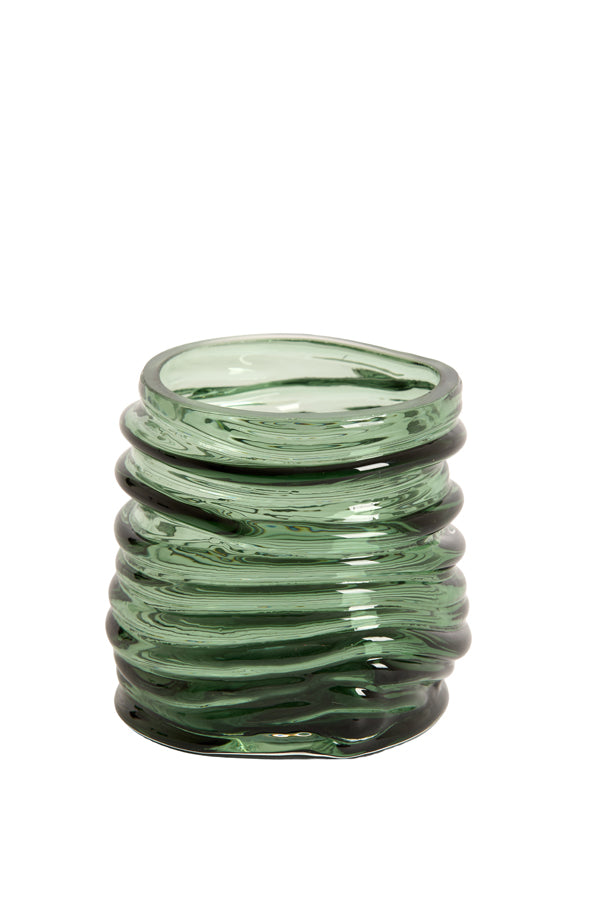 Light & Living Accessories Tealight 10x9 cm MILYAN glass green House of Isabella UK