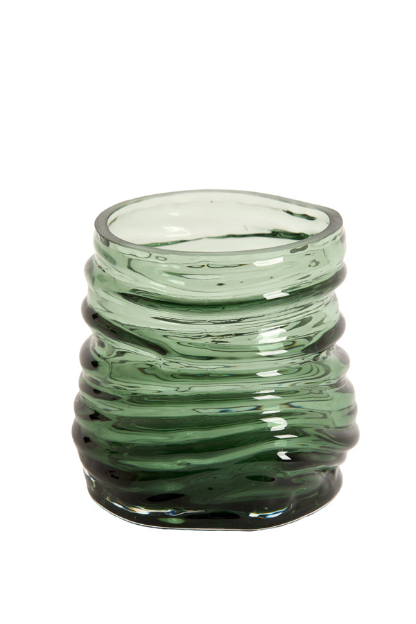 Light & Living Accessories Tealight 11,5x10,5 cm MILYAN glass green House of Isabella UK