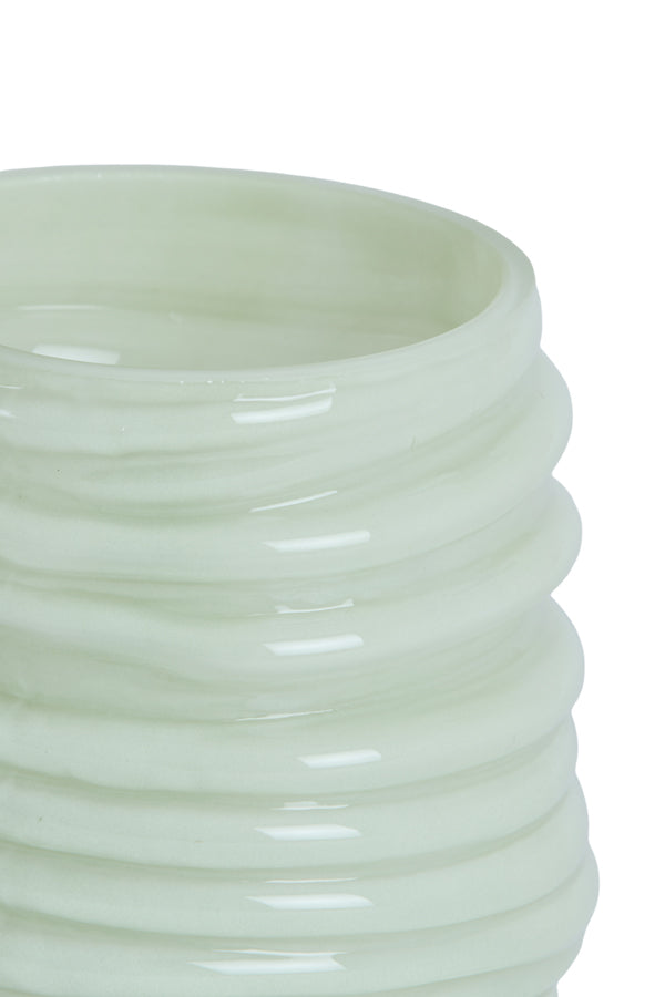Light & Living Accessories Tealight 11,5x10,5 cm MILYAN glass milky mint House of Isabella UK