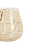 Light & Living Accessories Tealight 11x11 cm KUALA glass clear+sand House of Isabella UK