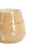 Light & Living Accessories Tealight 11x11 cm KUALA glass clear+terra House of Isabella UK
