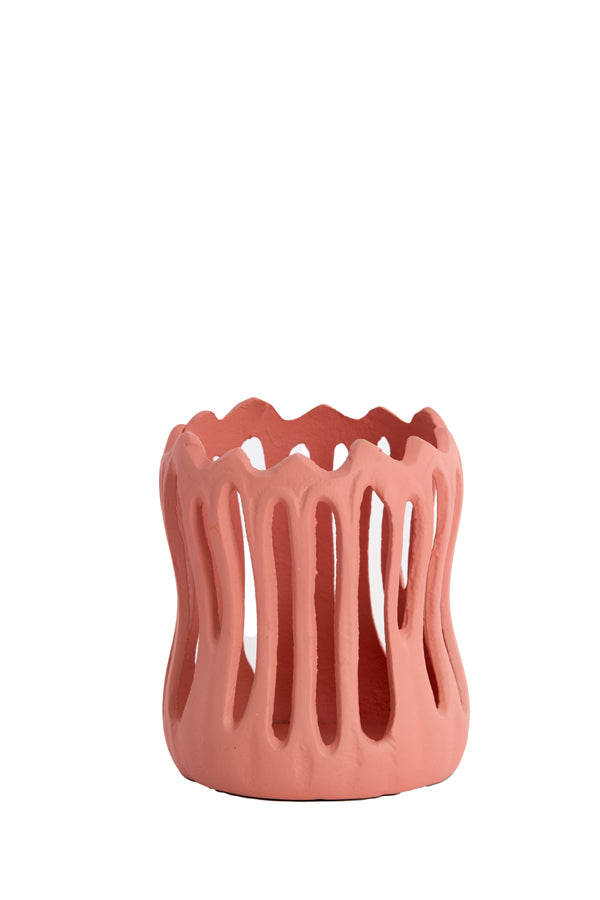 Light & Living Accessories Tealight 11x13 cm TIVOLI matt light pink House of Isabella UK