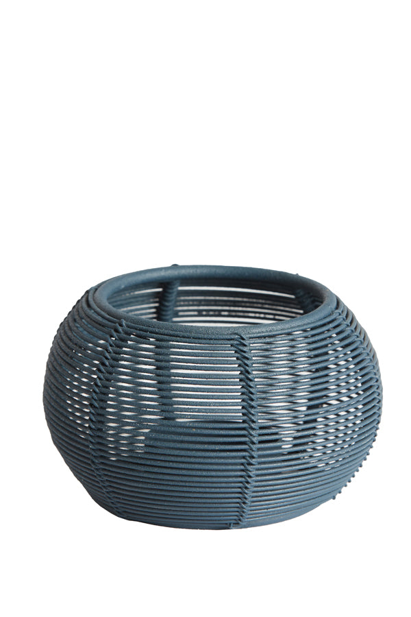 Light & Living Accessories Tealight 11x7 cm BIANO matt dark blue House of Isabella UK