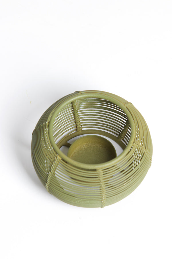 Light & Living Accessories Tealight 11x7 cm BIANO matt green House of Isabella UK