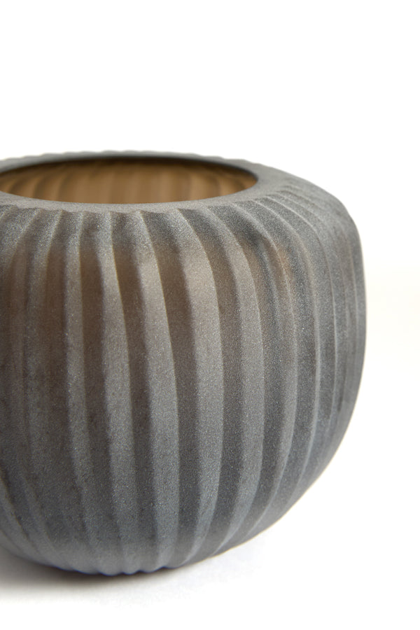 Light & Living Accessories Tealight 11x9 cm OPALINE glass matt dark brown House of Isabella UK