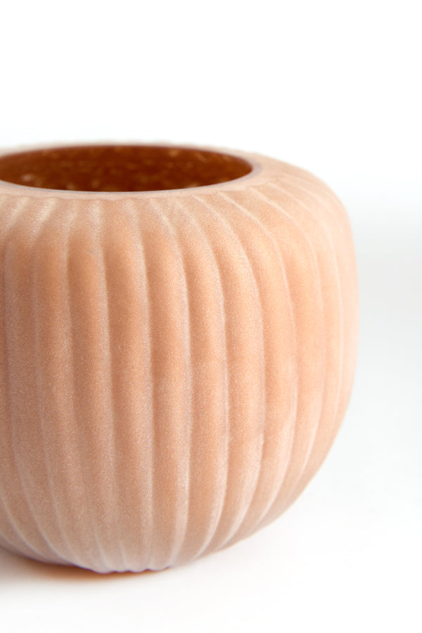 Light & Living Accessories Tealight 11x9 cm OPALINE glass matt orange House of Isabella UK