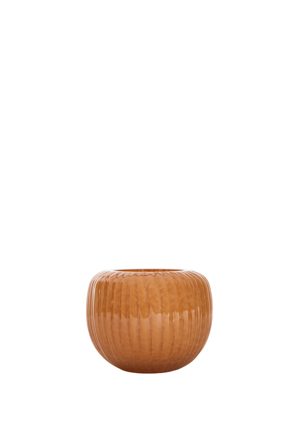 Light & Living Accessories Tealight 11x9 cm OPALINE glass orange House of Isabella UK