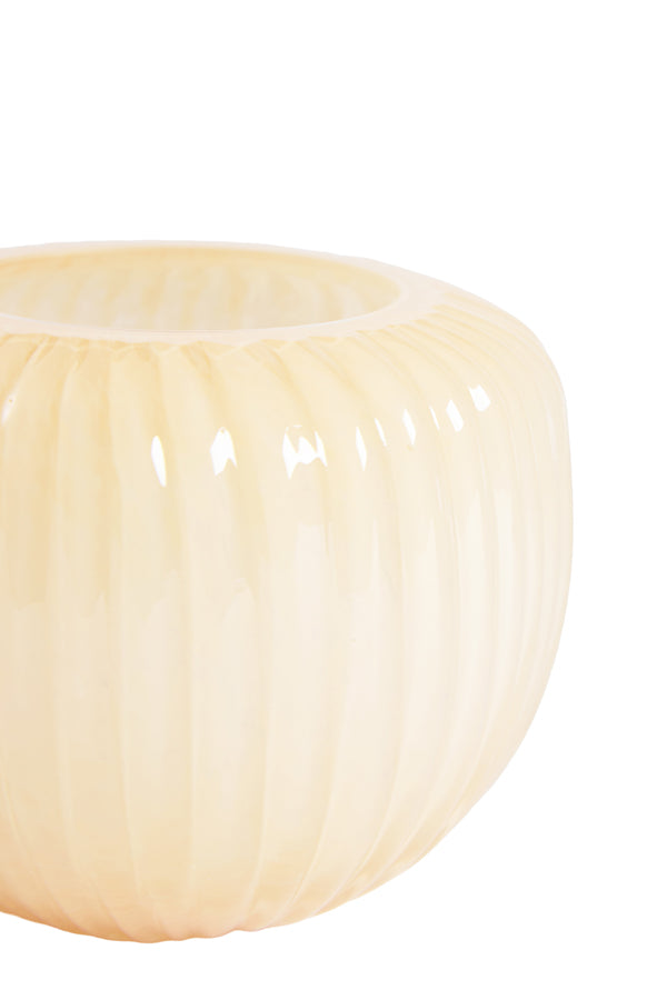 Light & Living Accessories Tealight 11x9 cm OPALINE glass peach House of Isabella UK