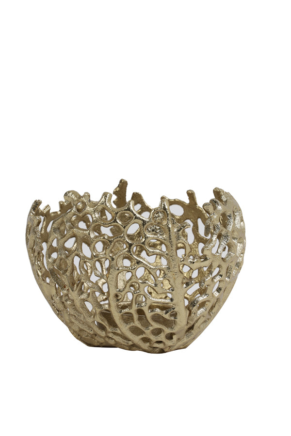 Light & Living Accessories Tealight 12x10 cm SABELA antique gold House of Isabella UK