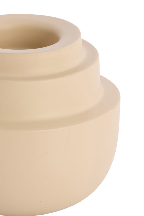 Light & Living Accessories Tealight 12x10 cm SALUZZO matt sand House of Isabella UK