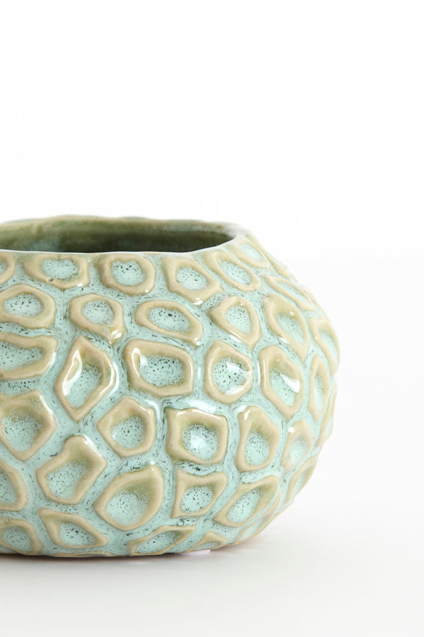 Light & Living Accessories Tealight 12x7,5 cm CAREZZA ceramics light green House of Isabella UK