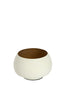 Light & Living Accessories Tealight 12x8 cm RAPALLO matt cream+gold House of Isabella UK
