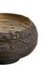 Light & Living Accessories Tealight 12x8 cm URBINO matt black+gold House of Isabella UK