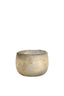 Light & Living Accessories Tealight 12x9 cm SUNGAI glass matt antique grey-brown House of Isabella UK