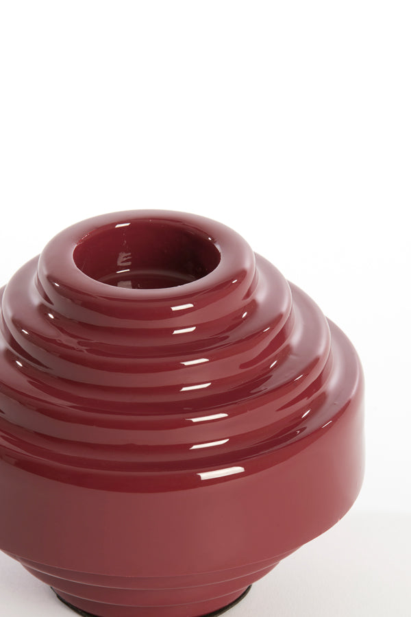 Light & Living Accessories Tealight 13x10,5 cm WANHATI shiny burgundy House of Isabella UK