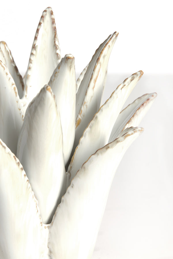Light & Living Accessories Tealight 13x15 cm CACTUS ceramics cream House of Isabella UK
