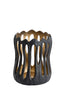 Light & Living Accessories Tealight 13x16 cm TIVOLI black+gold House of Isabella UK