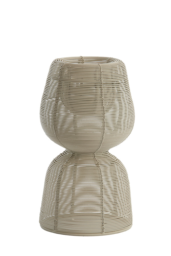 Light & Living Accessories Tealight 13x24 cm AROHA cream House of Isabella UK