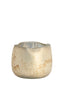 Light & Living Accessories Tealight 14x12 cm SUNGAI glass matt antique grey-brown House of Isabella UK