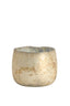 Light & Living Accessories Tealight 14x12 cm SUNGAI glass matt antique grey-brown House of Isabella UK
