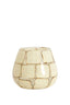 Light & Living Accessories Tealight 14x14 cm KUALA glass clear+cream House of Isabella UK