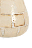 Light & Living Accessories Tealight 14x14 cm KUALA glass clear+sand House of Isabella UK