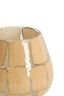 Light & Living Accessories Tealight 14x14 cm KUALA glass clear+terra House of Isabella UK