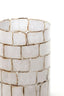 Light & Living Accessories Tealight 14x20 cm DRONERO glass clear+white House of Isabella UK