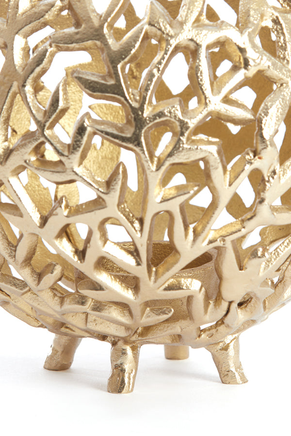 Light & Living Accessories Tealight 15x13 cm FAMARI antique gold House of Isabella UK