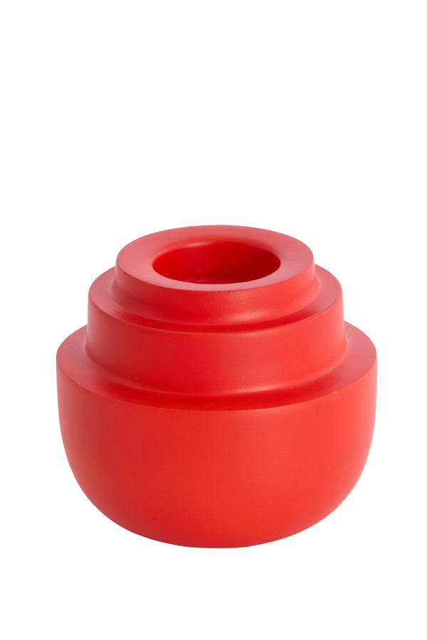 Light & Living Accessories Tealight 15x14 cm SALUZZO matt dark coral House of Isabella UK