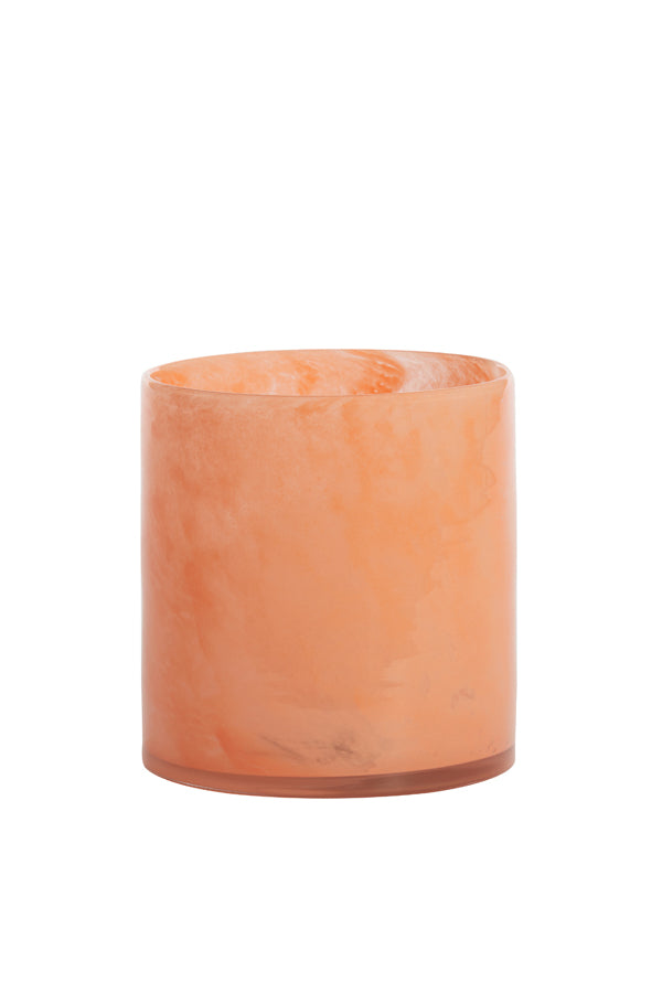 Light & Living Accessories Tealight 15x15 cm KIANA glass orange House of Isabella UK
