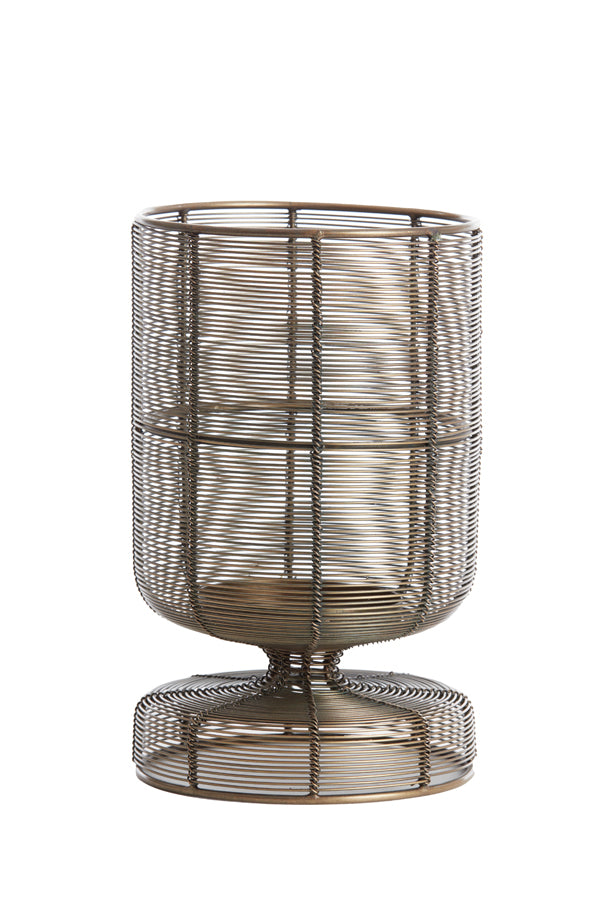 Light & Living Accessories Tealight 15x25 cm DIOSO antique bronze House of Isabella UK