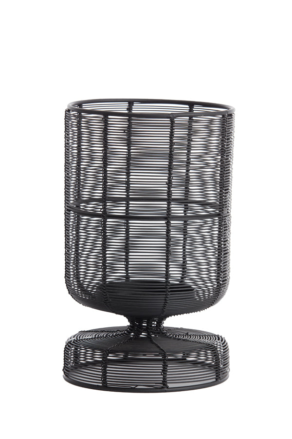 Light & Living Accessories Tealight 15x25 cm DIOSO matt black House of Isabella UK