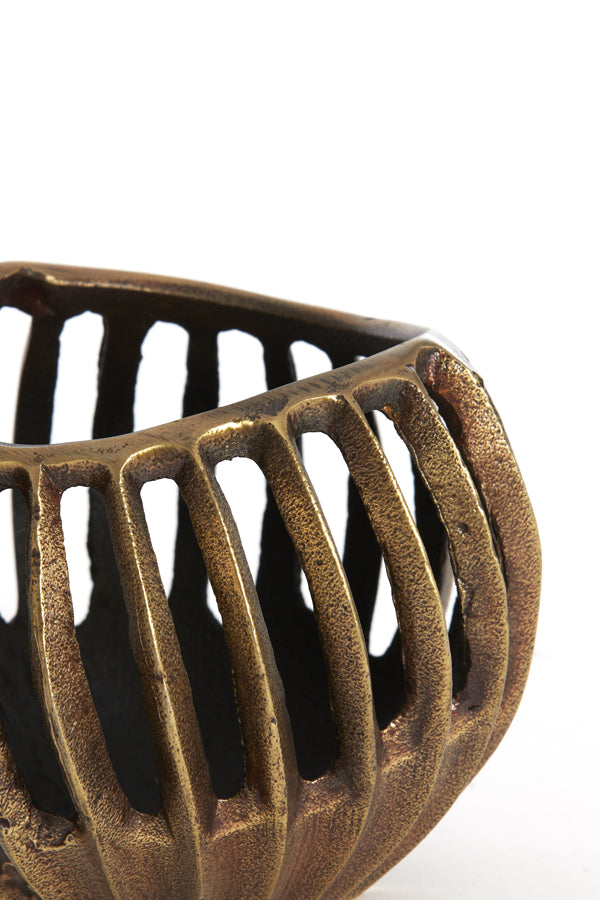 Light & Living Accessories Tealight 16x12 cm CHALCO antique bronze+black House of Isabella UK