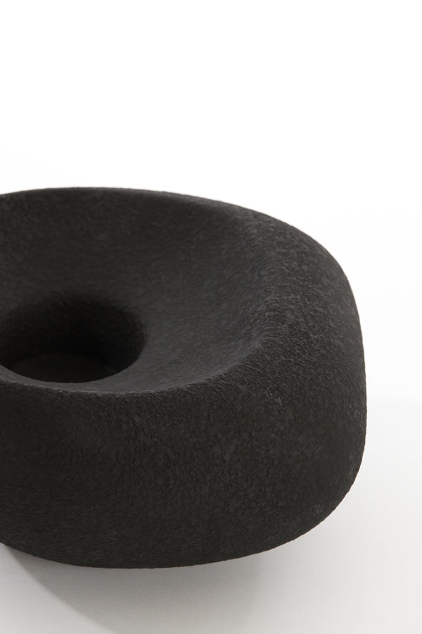 Light & Living Accessories Tealight 20,5x20,5x12 cm ALKA ceramics black House of Isabella UK