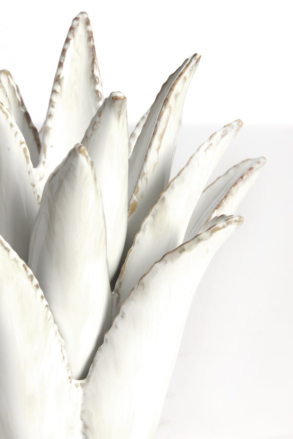 Light & Living Accessories Tealight 21x21 cm CACTUS ceramics cream House of Isabella UK