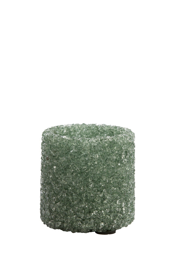 Light & Living Accessories Tealight 7x7 cm MORITA glass green blue House of Isabella UK