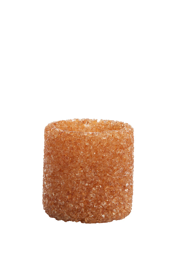 Light & Living Accessories Tealight 7x7 cm MORITA glass light orange House of Isabella UK